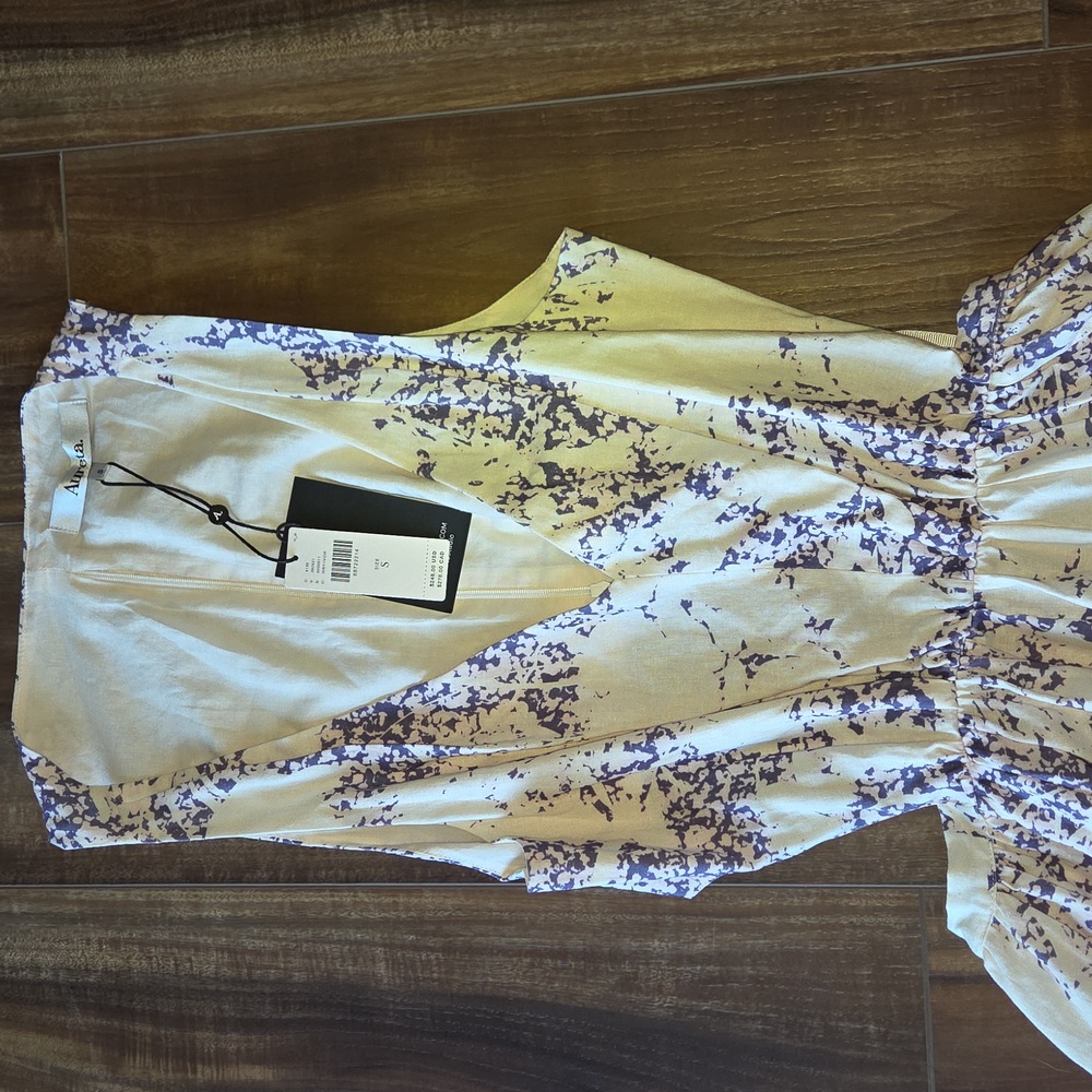 Anthropologie X Aureta Side Cut Out Midi Dress, NWT, Small - Picture 4 of 8